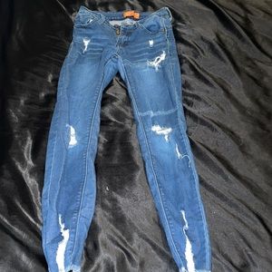 Jeans with holes from rue 21